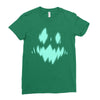 halloween face Ladies Fitted T-Shirt