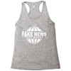 fake news Racerback Tank