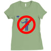 no selfie sticks girls Ladies Fitted T-Shirt