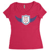 born in the usa Women's Triblend Scoop T-shirt