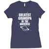 Greatest Grandpa In The Universe Ladies Fitted T-Shirt