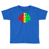 rasta skull and crossbones reggae dub club rave Toddler T-shirt