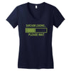 sarcasm loading funny computer tech gee Women's V-Neck T-Shirt