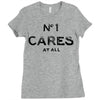 no1 cares Ladies Fitted T-Shirt