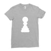 Chess King and Pawn Ladies Fitted T-Shirt