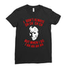 i don't always ch ch ch Ladies Fitted T-Shirt