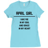 April Girl Ladies Fitted T-Shirt