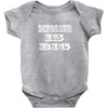 dinosaur is big Baby Bodysuit