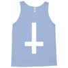 wasted youth inverted cross indie geek swag funny Tank Top