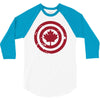 captain canada 3/4 Sleeve Shirt