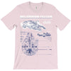 millennium falcon blueprint T-Shirt