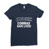 commassavenavy Ladies Fitted T-Shirt