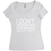 dont understand ignorance Women's Triblend Scoop T-shirt