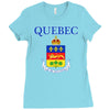 quebec coat of arms canada Ladies Fitted T-Shirt