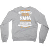 Super Cool Nana Of A Freaking Awesome Granddaughter Crewneck Sweatshirt