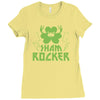 sham rocker shamrock Ladies Fitted T-Shirt