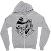 easter island Zipper Hoodie