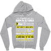 Legends Are Born In October Zipper Hoodie