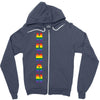 Human, Gay Pride Zipper Hoodie