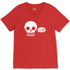 i live inside your face skull V-Neck Tee