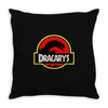dracarys logo Throw Pillow