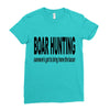 boar hunting tex Ladies Fitted T-Shirt