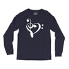 music heart rock baseball jersey Long Sleeve Shirts