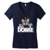 Dobre Twins Women's V-Neck T-Shirt
