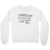 coffee keeps me going Crewneck Sweatshirt
