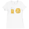 drinking buddy Ladies Fitted T-Shirt