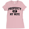 property of my wife Ladies Fitted T-Shirt