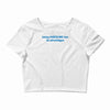 being awesome Crop Top