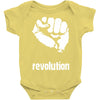 power to the people fist revolution Baby Onesie