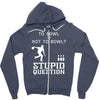 to bowl or not to bowl Zipper Hoodie