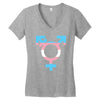 transgender Women's V-Neck T-Shirt