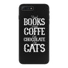 read books drink coffee eat chocolate pet cats iPhone 7 Plus Case
