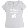 Daddy Bear - Baby Bear Custom Name Women's Triblend Scoop T-shirt