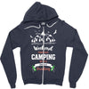 Weekend Forecast Camping With A Chance Of Drinking Zipper Hoodie