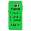 number one dad funny t shirt binary nerd geek tee s 3xl Samsung Galaxy S7