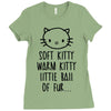 weird kitty Ladies Fitted T-Shirt