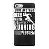beer drinker with a running problem iPhone 7 Case