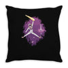 space jam jordan Throw Pillow