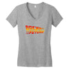 back future Women's V-Neck T-Shirt