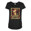 try to take over the world Maternity Scoop Neck T-shirt