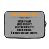 September Girl Hated By Many Laptop sleeve
