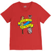 red on you V-Neck Tee