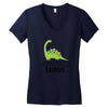 Brother Saurus Women's V-Neck T-Shirt