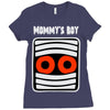 mommy's boy Ladies Fitted T-Shirt