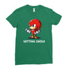 getting swole Ladies Fitted T-Shirt