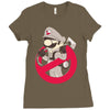 mario's wolrd parody Ladies Fitted T-Shirt